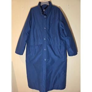 Anthony Richards Women's Blue Puffer Long Coat XL